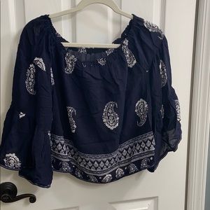 Off shoulder blouse